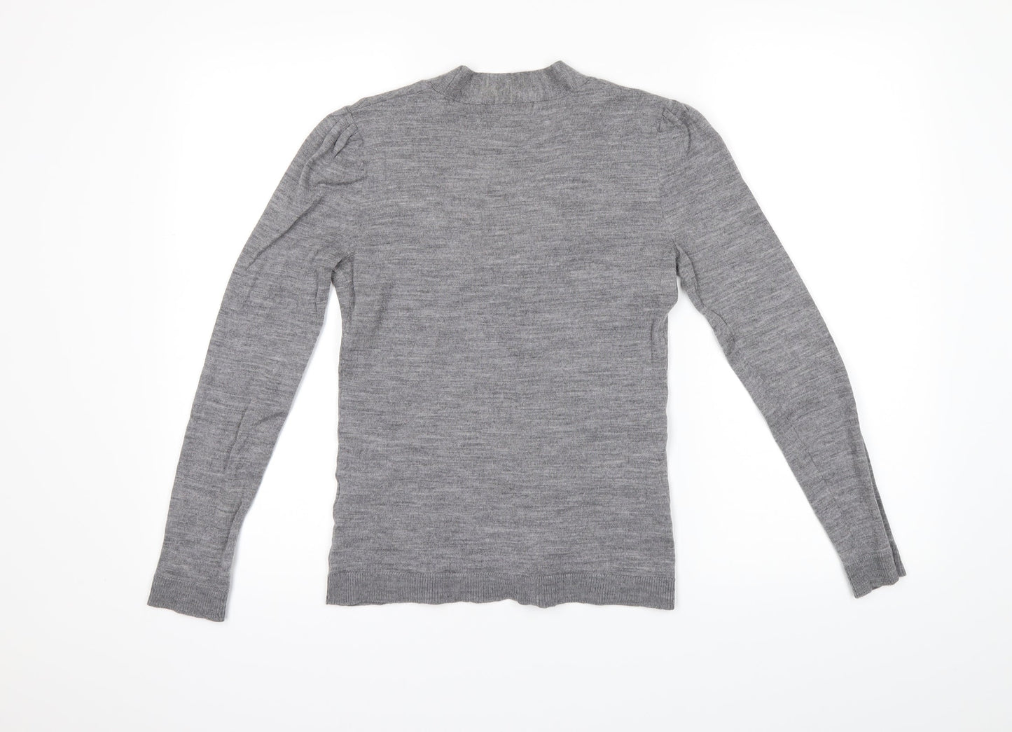 Laura Clément Womens Grey   Basic Blouse Size 8