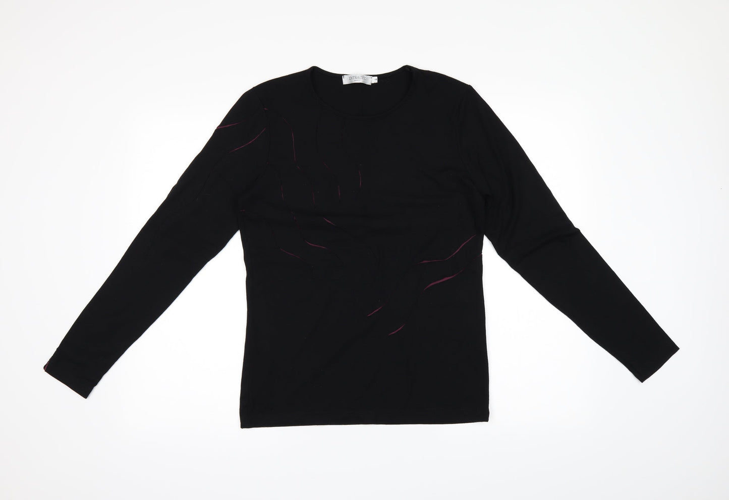 Entracte Womens Black   Basic Blouse Size 4