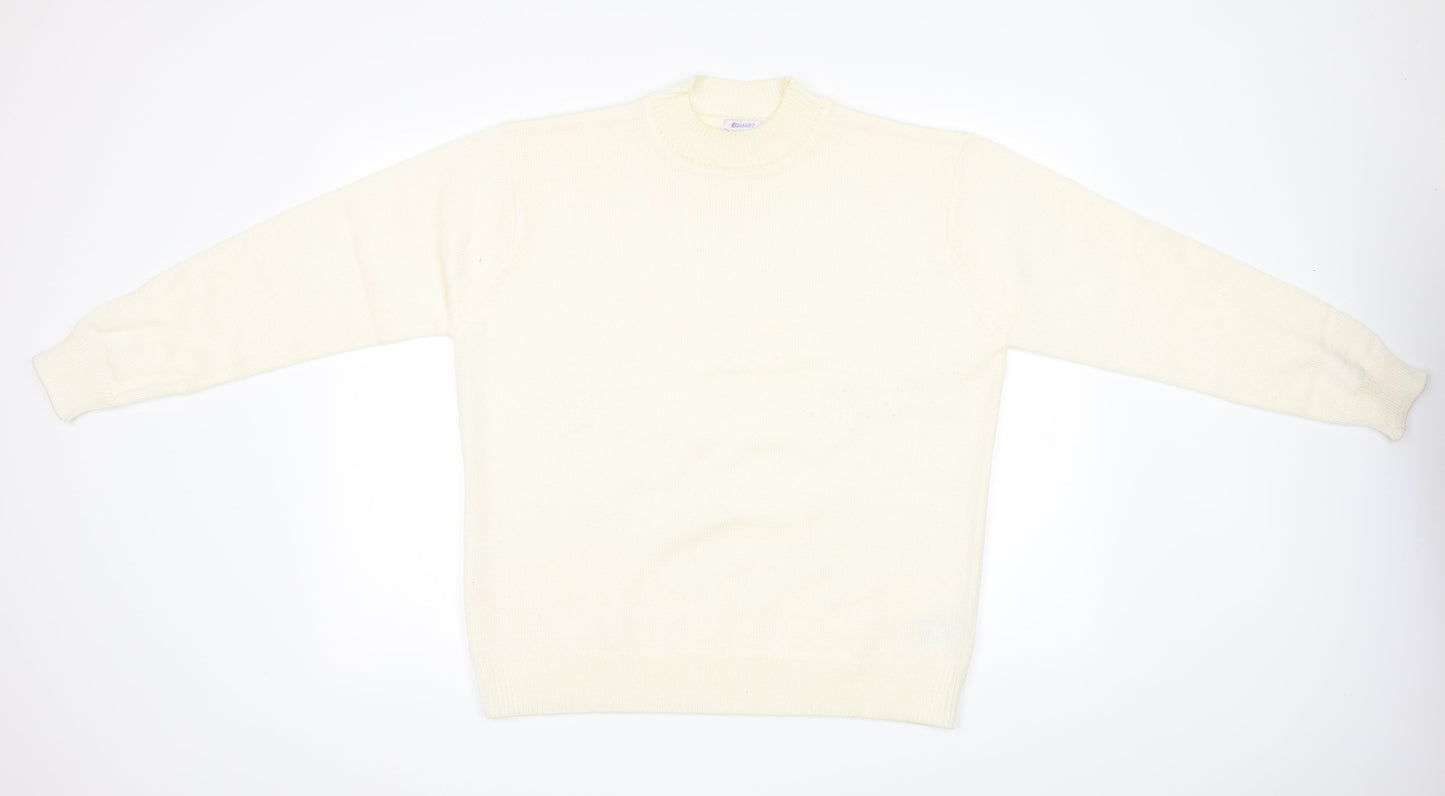 Damart Womens White   Pullover Jumper Size L