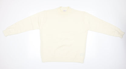 Front view of Damart women’s white jumper, size L