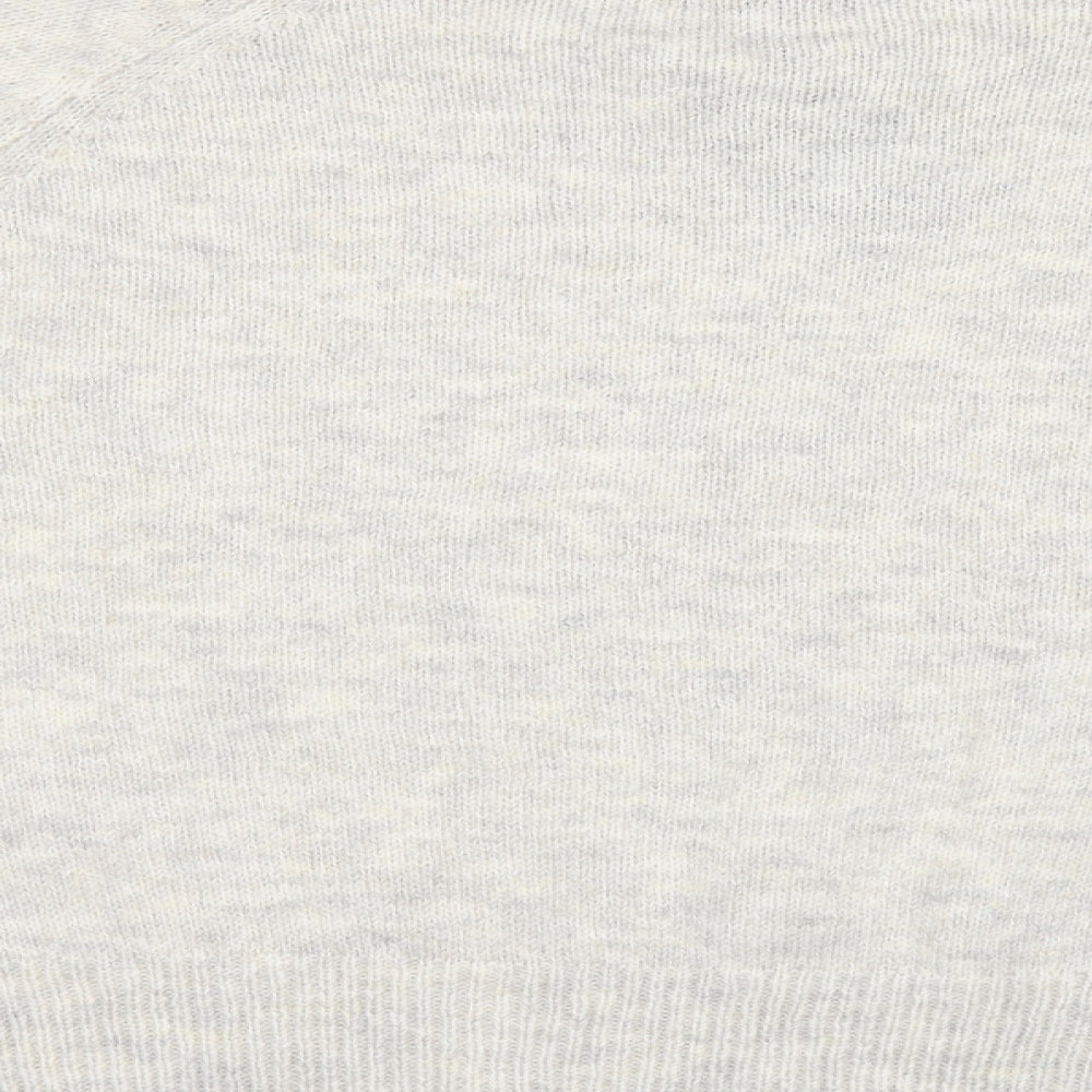 New Look Womens White   Pullover Jumper Size S