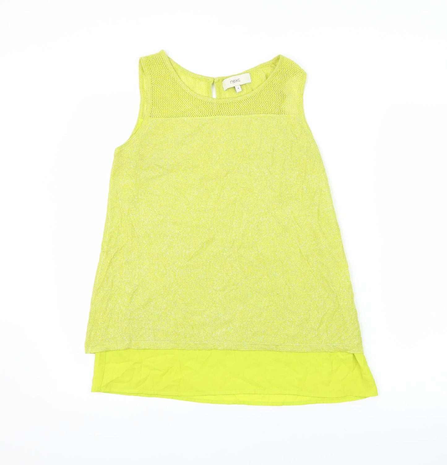 NEXT Womens Yellow   Basic Tank Size 8