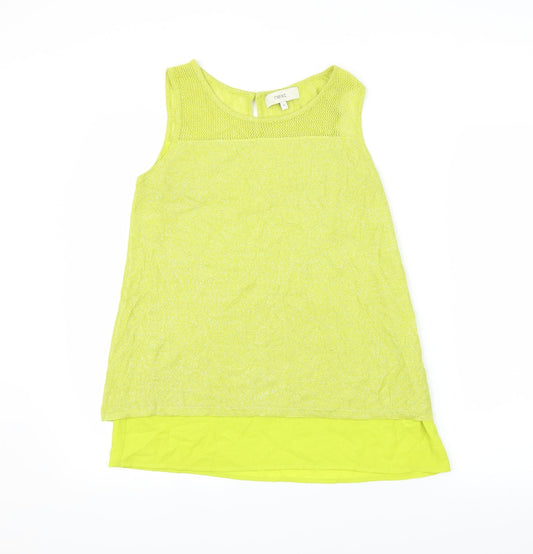 NEXT Womens Yellow   Basic Tank Size 8