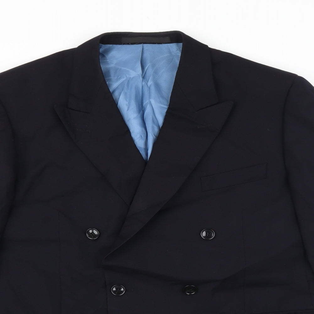 Marks and Spencer Mens Blue   Jacket Suit Jacket Size 42
