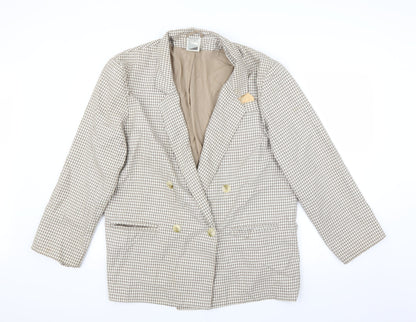 Additional front view of Wardrobe building women’s white jacket, size UK 18