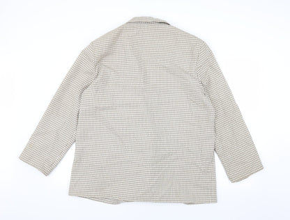 Back view of Wardrobe building women’s white jacket, size UK 18