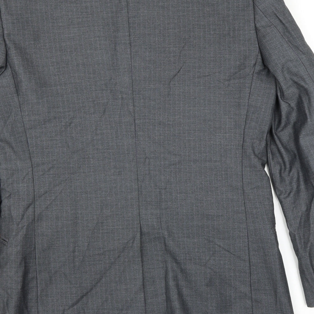 Butler & Webb Mens Grey   Jacket Suit Jacket Size 36