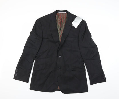 Front view of Alexander men’s grey jacket suit jacket, size 40