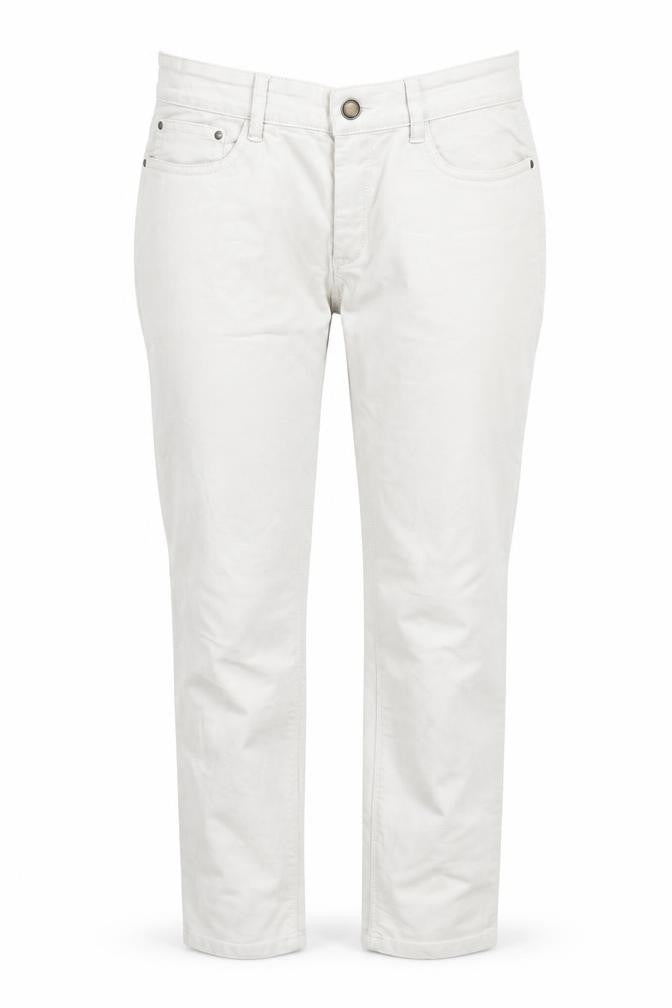 Yessica Womens White  Denim Straight Jeans Size 8 L26.5 in