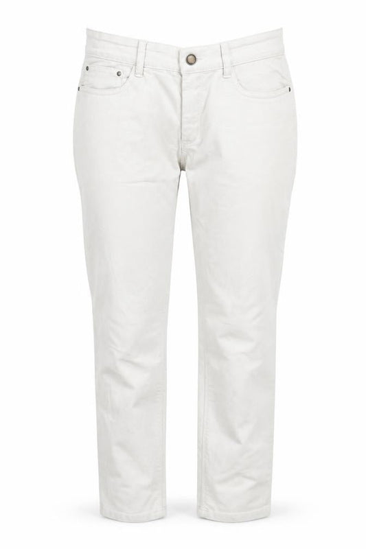 Yessica Womens White  Denim Straight Jeans Size 8 L26.5 in