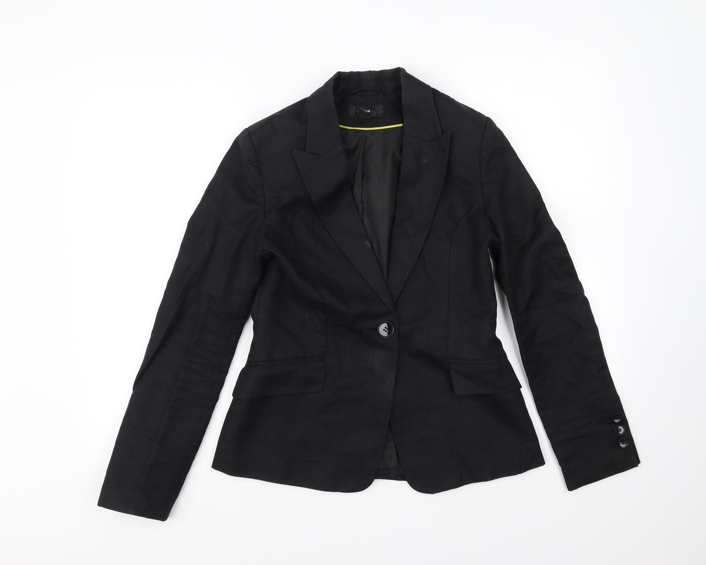 Preworn Womens Black   Jacket Blazer Size 6
