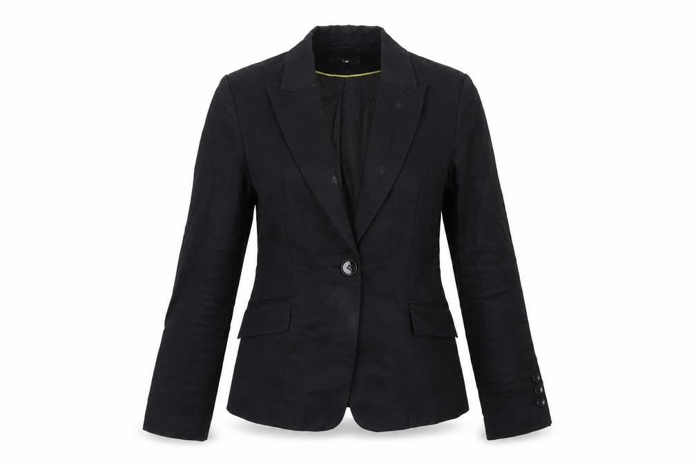 Preworn Womens Black   Jacket Blazer Size 6
