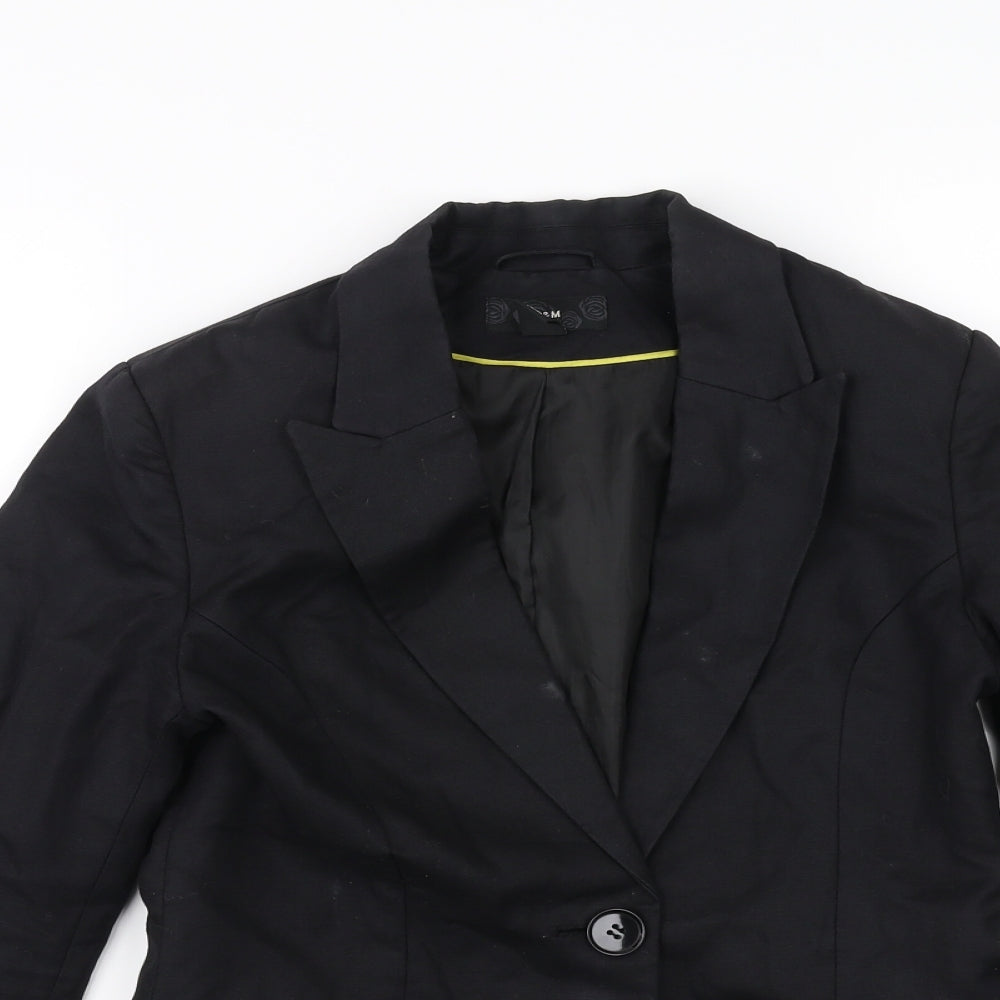 Preworn Womens Black   Jacket Blazer Size 6