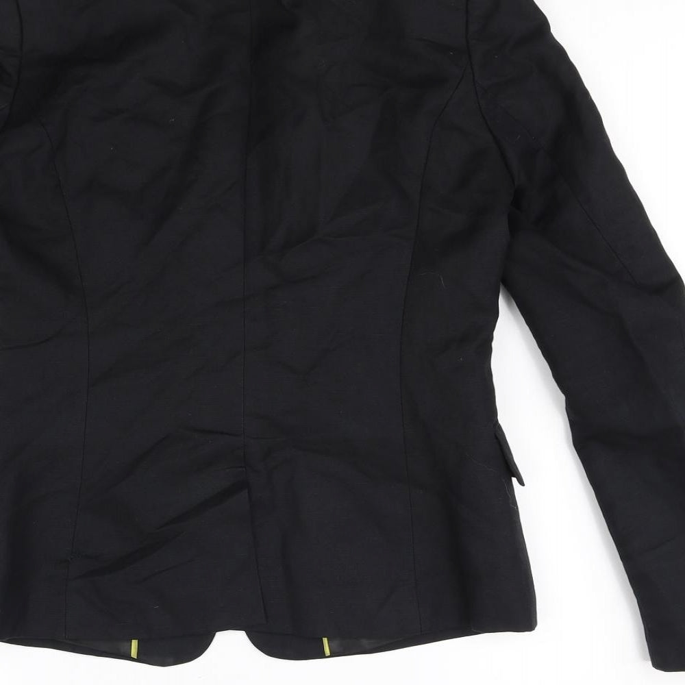 Preworn Womens Black   Jacket Blazer Size 6
