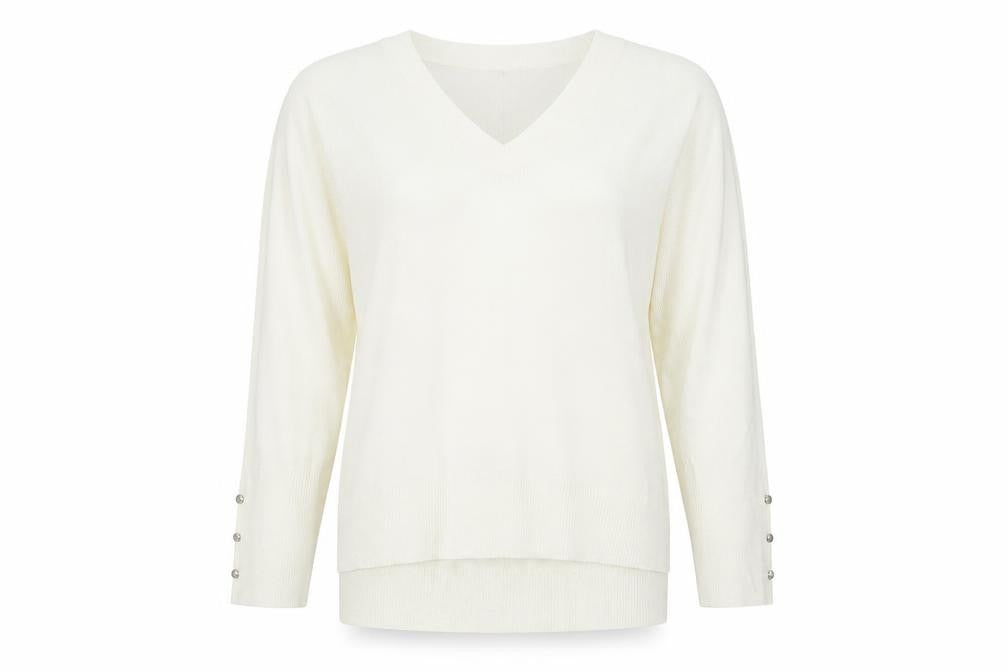 Primark Womens Ivory   Pullover Jumper Size M