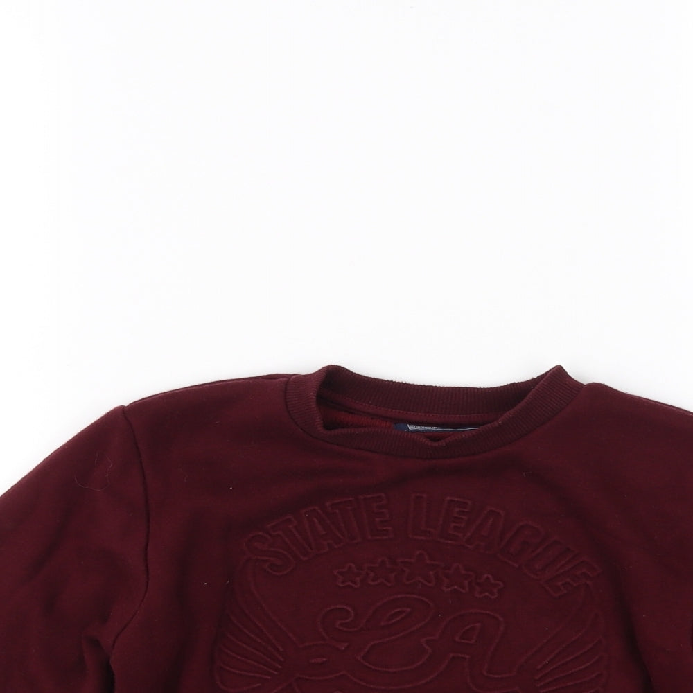 NEXT Boys Purple   Pullover Jumper Size 5 Years