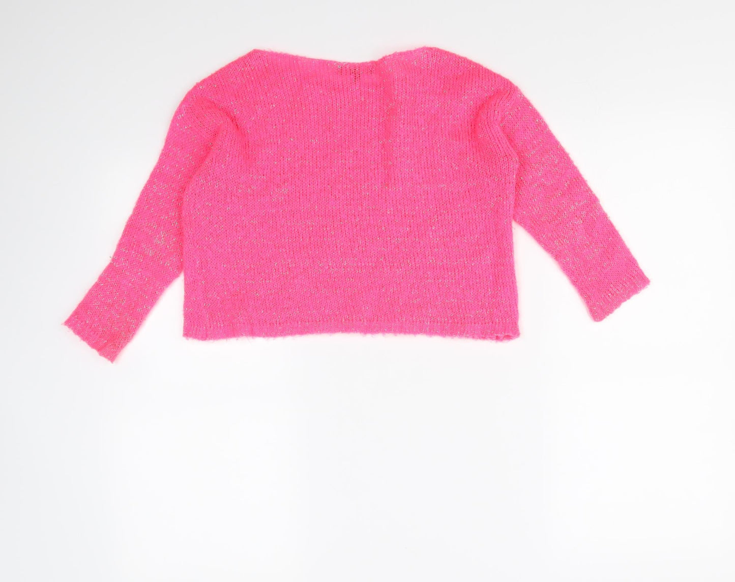Limited Girls Pink   Pullover Jumper Size 7 Years