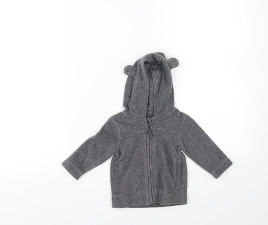 George Baby Grey   Full Zip Jumper Size 0-3 Months