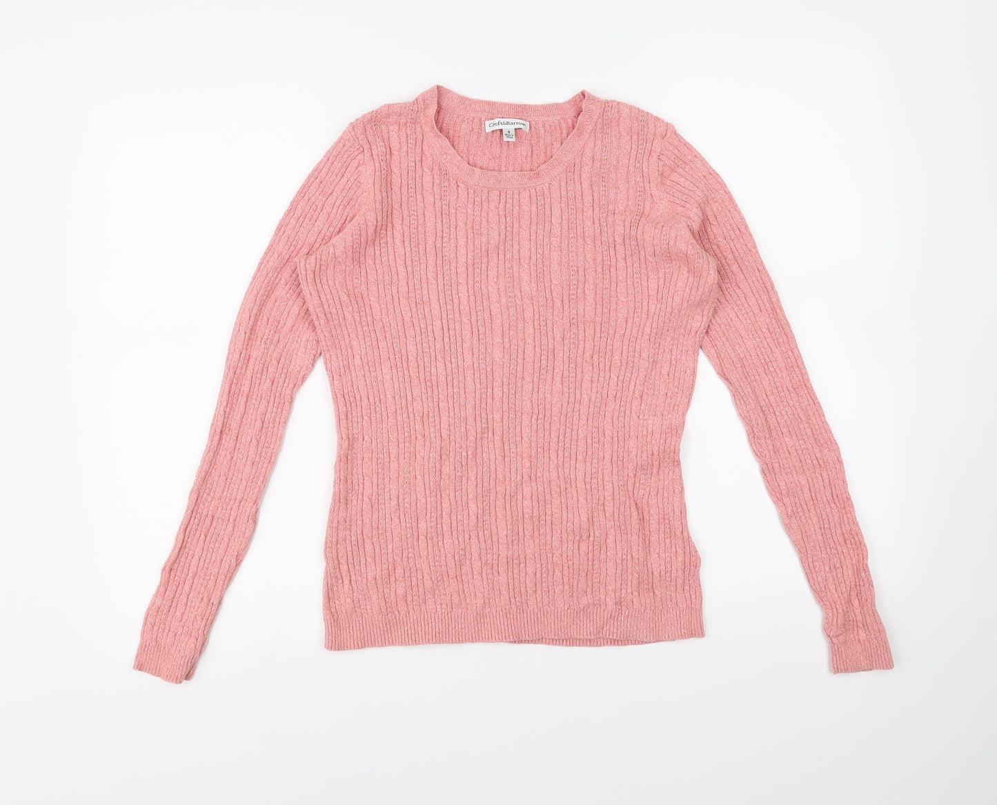 Croft & Barrow Womens Pink   Pullover Jumper Size S