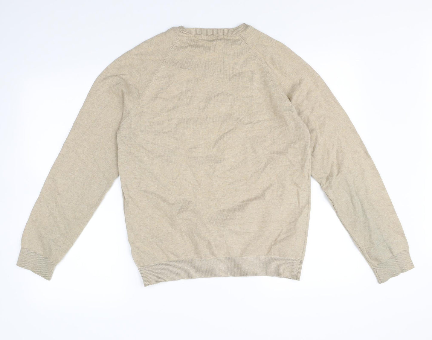 Cedar Wood State Mens Beige   Pullover Sweatshirt Size M