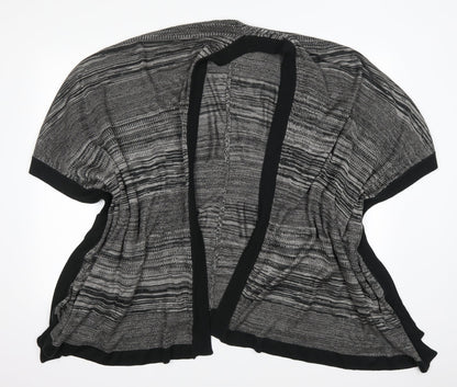 Additional front view of Warehouse women’s grey jacket poncho one size - poncho/shawl