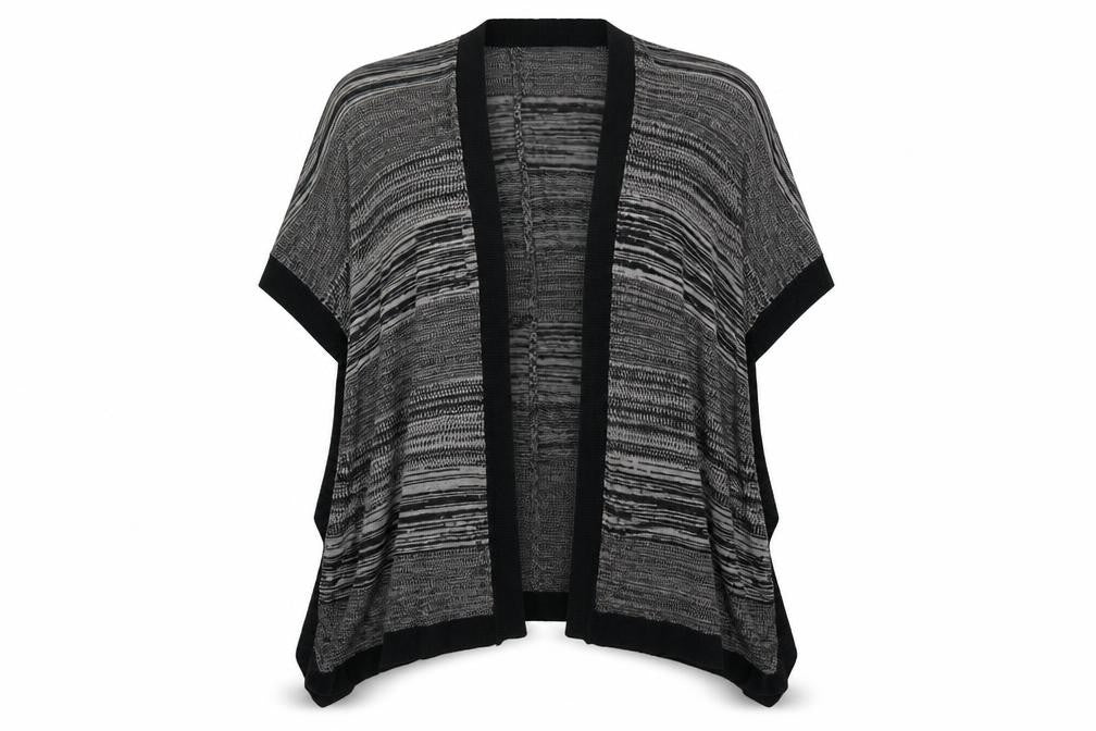 Warehouse Womens Grey   Jacket Poncho One Size  - poncho/shawl
