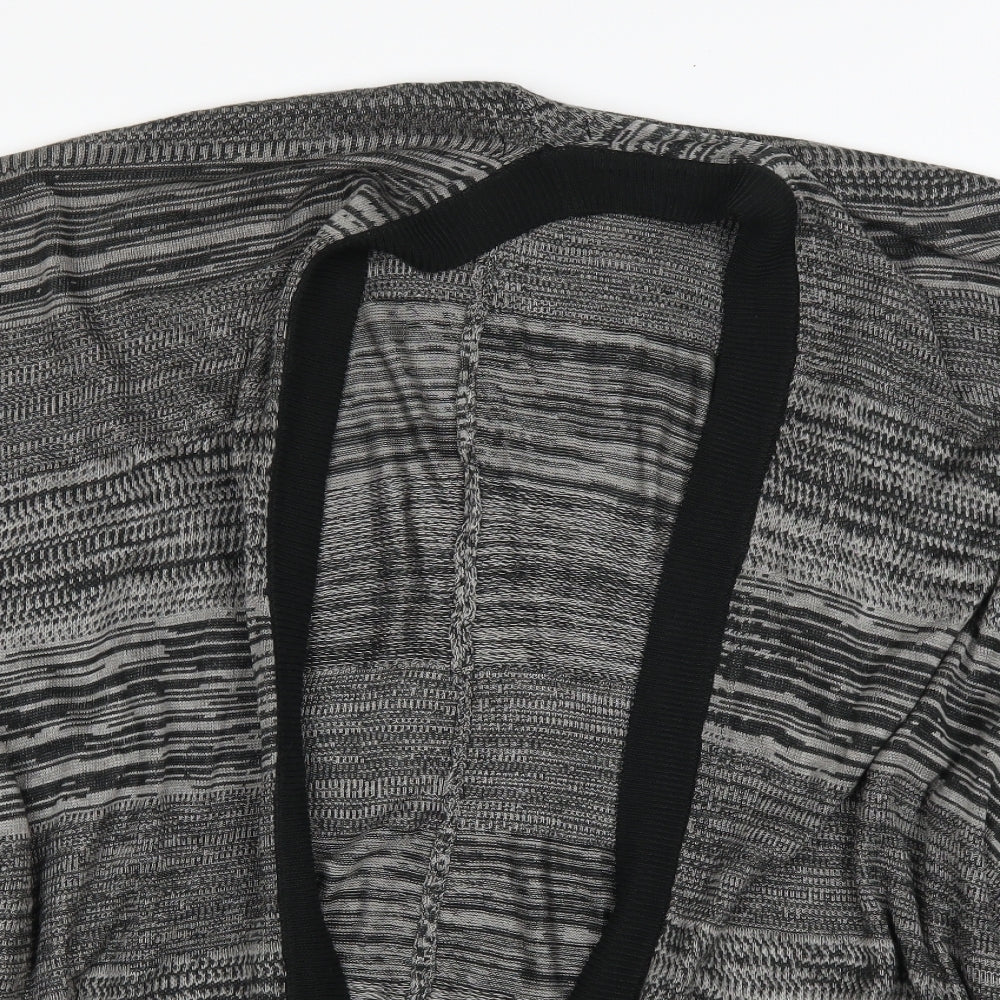 Warehouse Womens Grey   Jacket Poncho One Size  - poncho/shawl