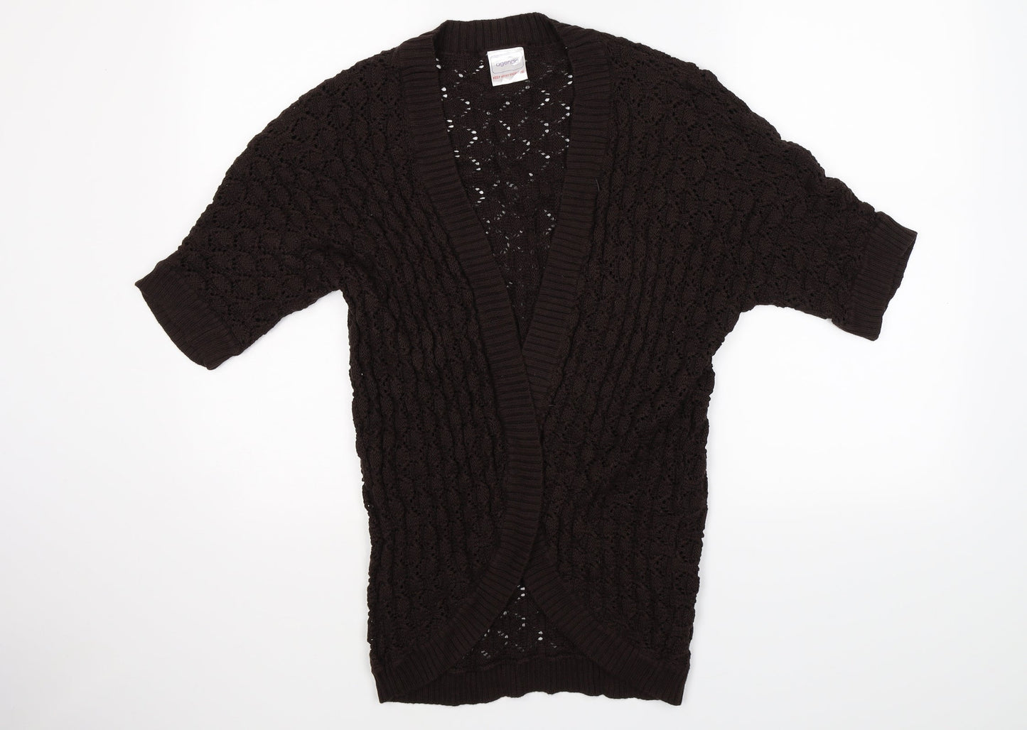 Agenda Womens Brown  Knit Cardigan Jumper Size 20