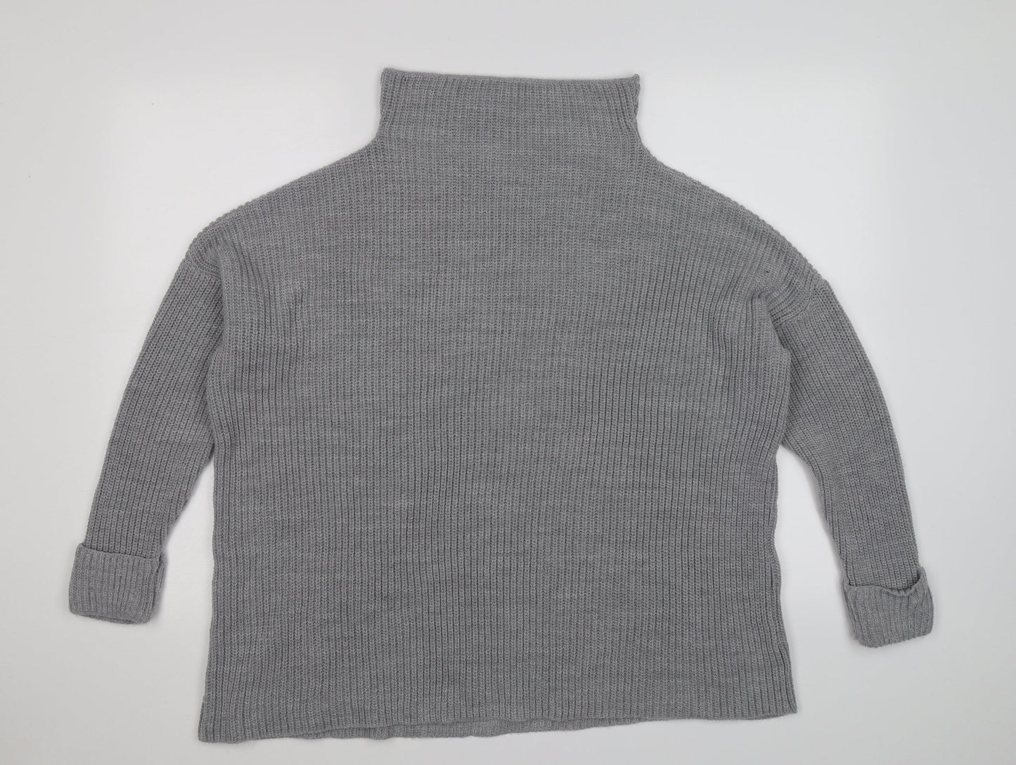 NEXT Womens Grey  Knit Pullover Jumper Size M  - oversized
