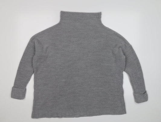 NEXT Womens Grey  Knit Pullover Jumper Size M  - oversized