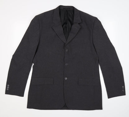 Additional front view of F&F men’s grey jacket suit jacket, size 42