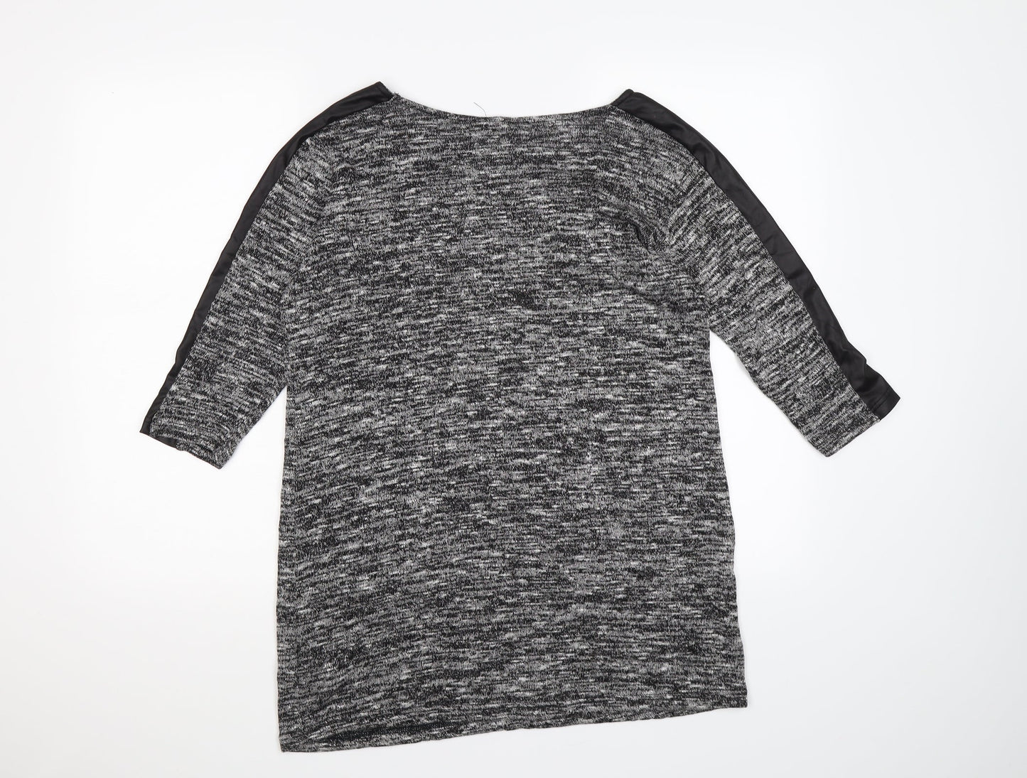 Miss Selfridge Womens Grey  Knit Pullover Jumper Size 10