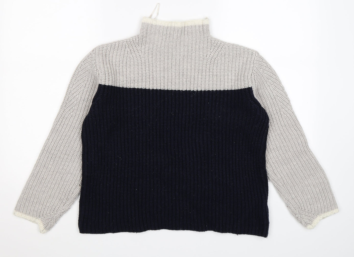 Marks and Spencer Womens Grey  Knit Pullover Jumper Size S