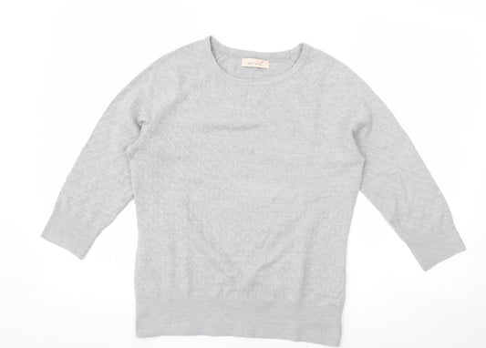 Per Una Womens Grey   Pullover Jumper Size 10
