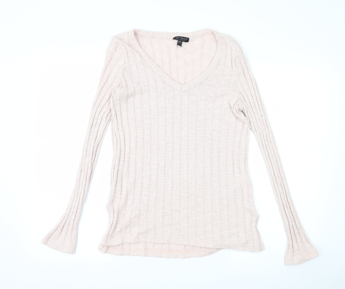 Topshop Womens Pink   Pullover Jumper Size 10
