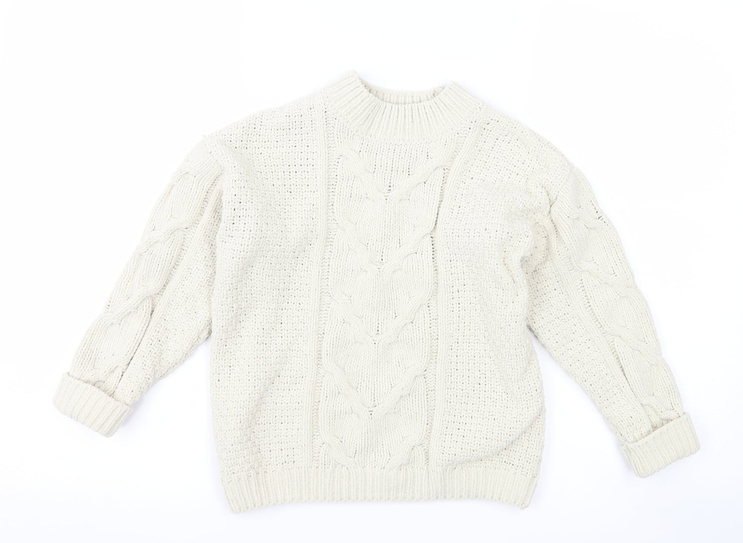 NEXT Girls Ivory   Pullover Jumper Size 6 Years