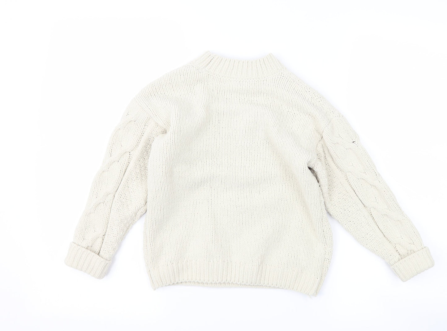 NEXT Girls Ivory   Pullover Jumper Size 6 Years