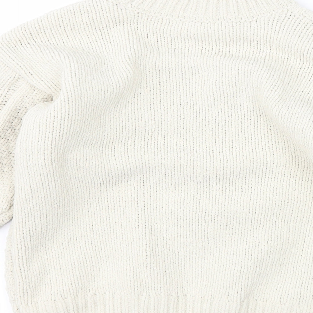 NEXT Girls Ivory   Pullover Jumper Size 6 Years