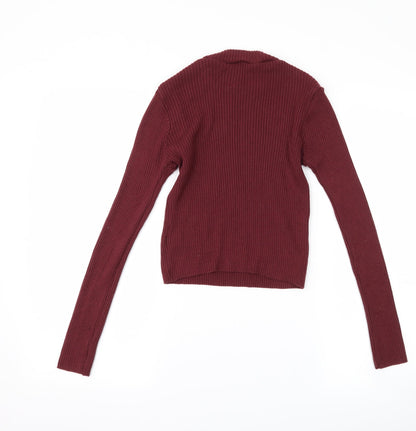 Back view of New Look girls’ purple jumper, size 12-13, years
