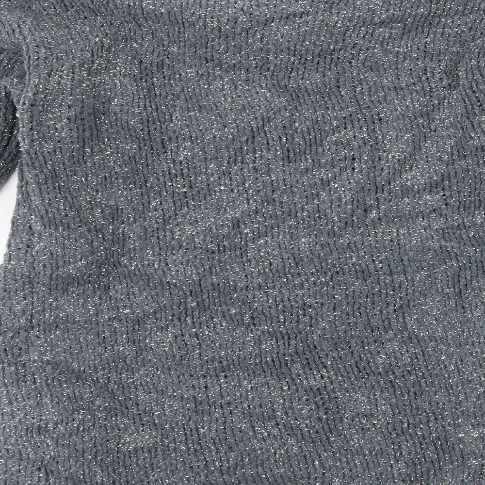 Primark Girls Grey   Pullover Jumper Size 8-9 Years