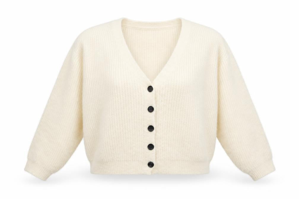 miss pap Womens Ivory   Cardigan Jumper Size L