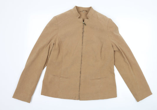 EWM Womens Brown   Jacket  Size 10