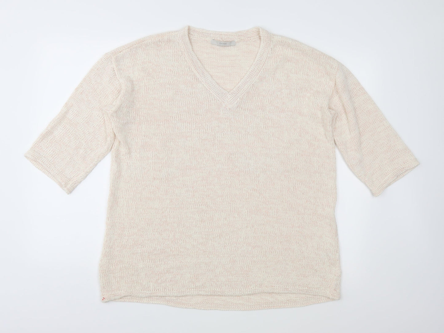 George Womens Pink  Knit Pullover Jumper Size 16