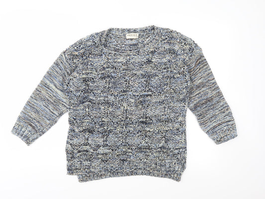 Marks and Spencer Womens Blue  Knit Pullover Jumper Size 14