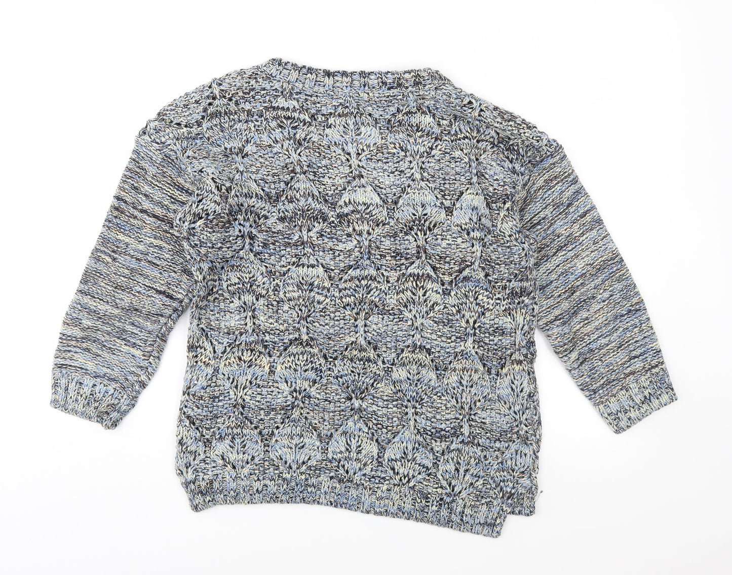 Marks and Spencer Womens Blue  Knit Pullover Jumper Size 14