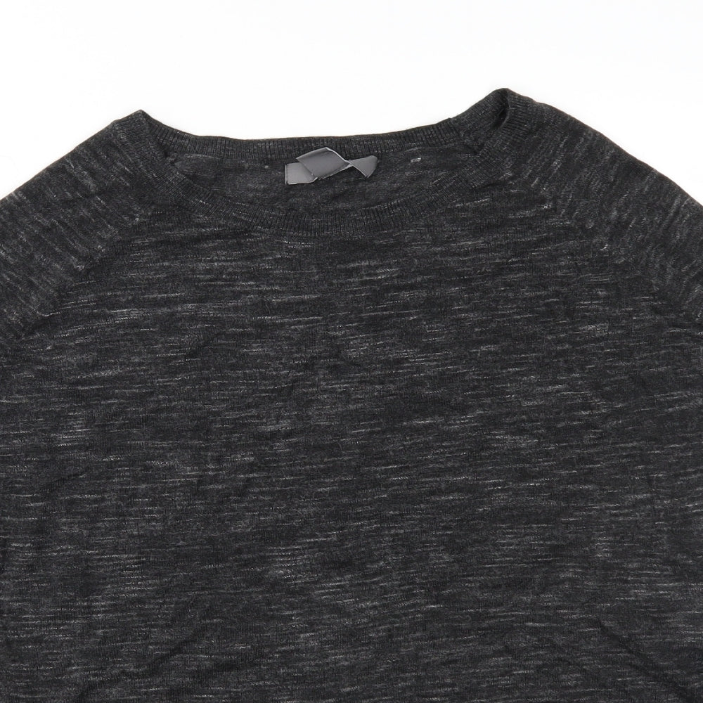Primark Womens Grey  Knit Pullover Jumper Size S