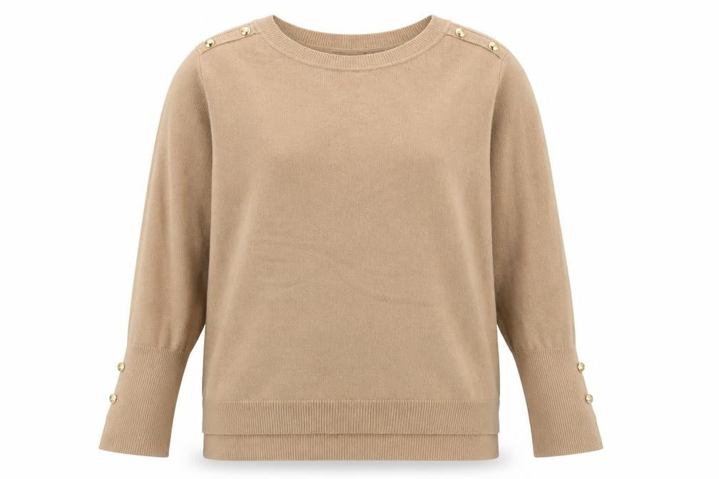 Primark Womens Brown  Knit Pullover Jumper Size M