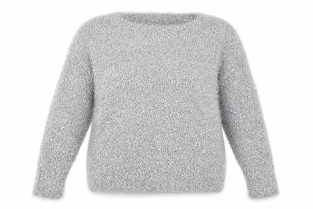 Select Womens Grey  Knit Pullover Jumper Size 12