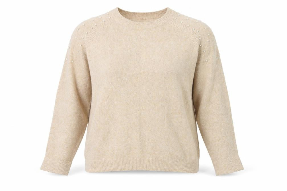 Intuition Womens Brown  Knit Pullover Jumper Size 12