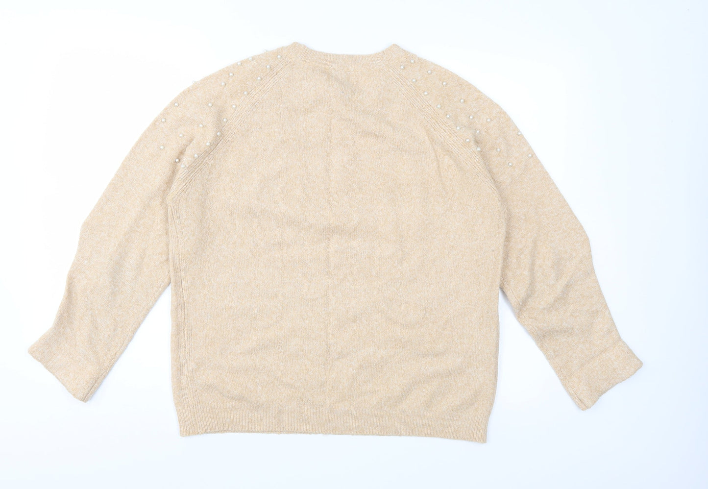 Intuition Womens Brown  Knit Pullover Jumper Size 12